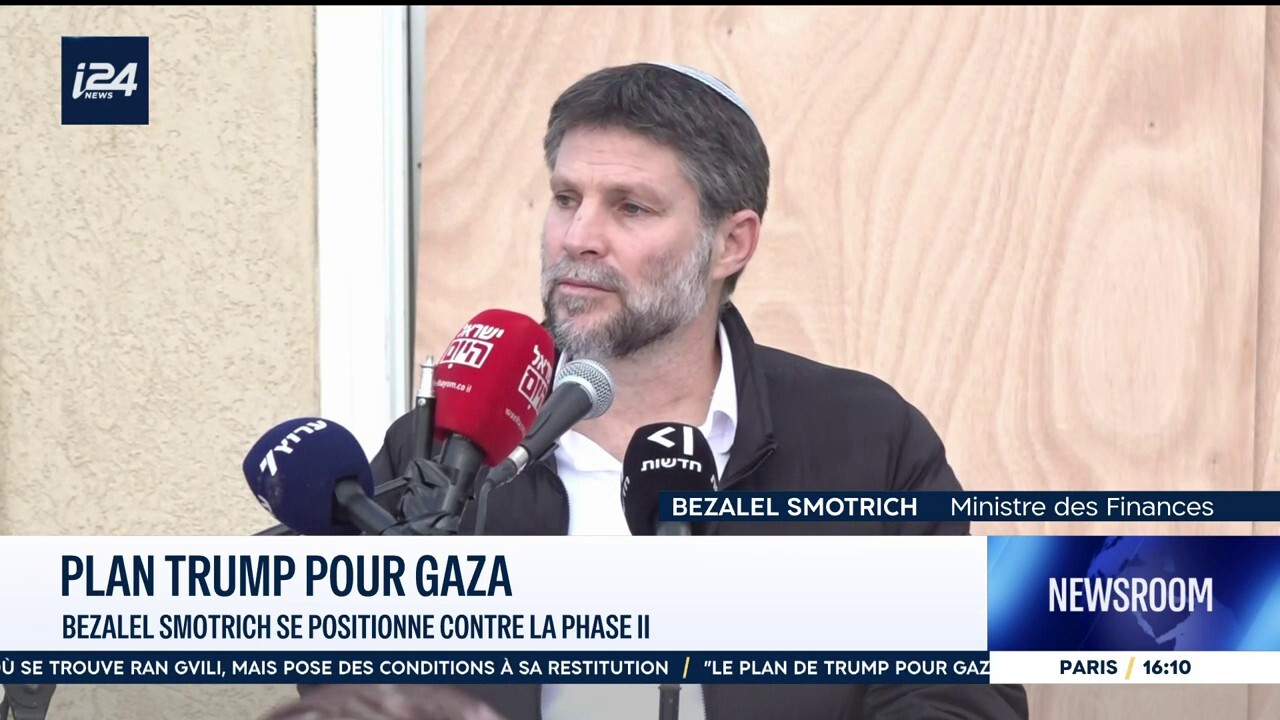 Plan Trump pour Gaza : Bezalel Smotrich se positionne contre la phase II